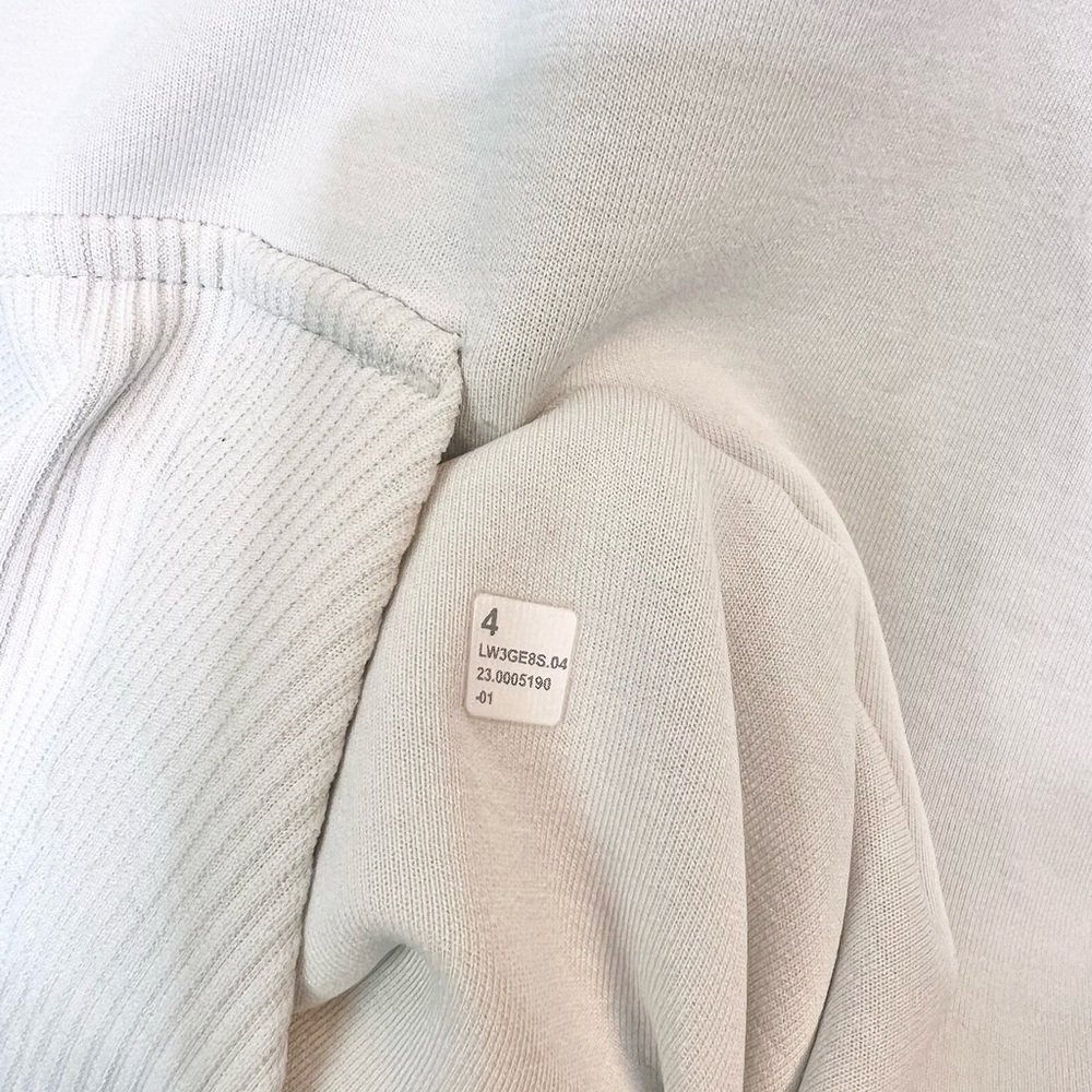 Lululemon Softstreme Half Zip Ribbed Pullover Women’s Size 4 Bone - Picture 4 of 12